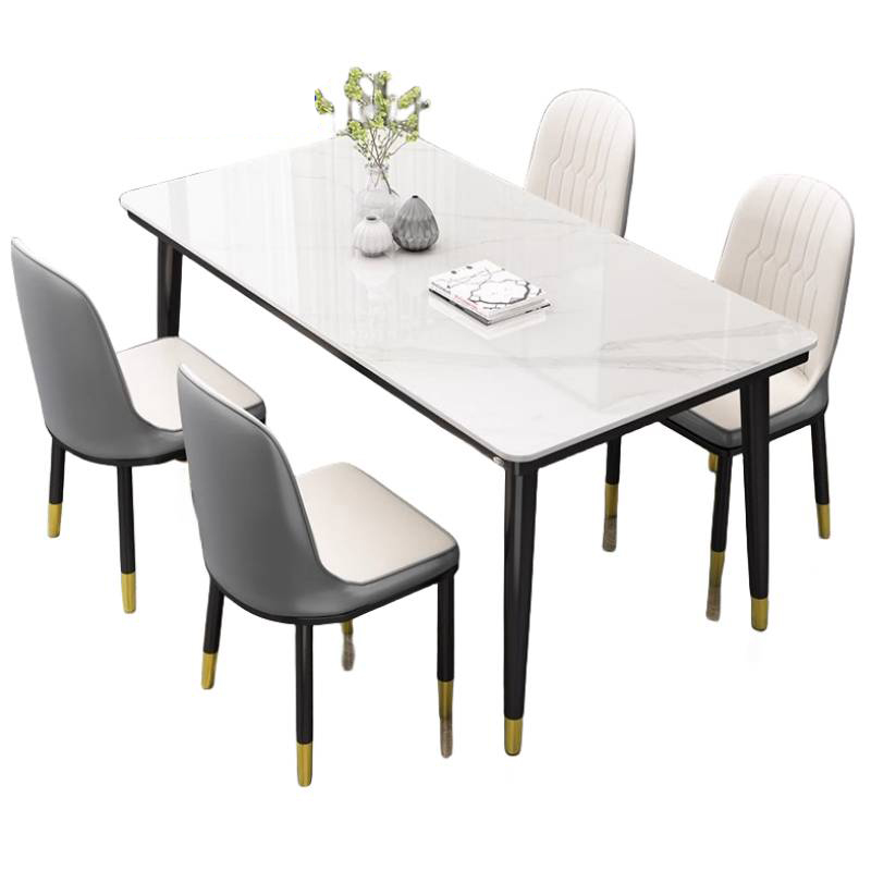 河洛伟业餐桌椅 岩板/套高清大图