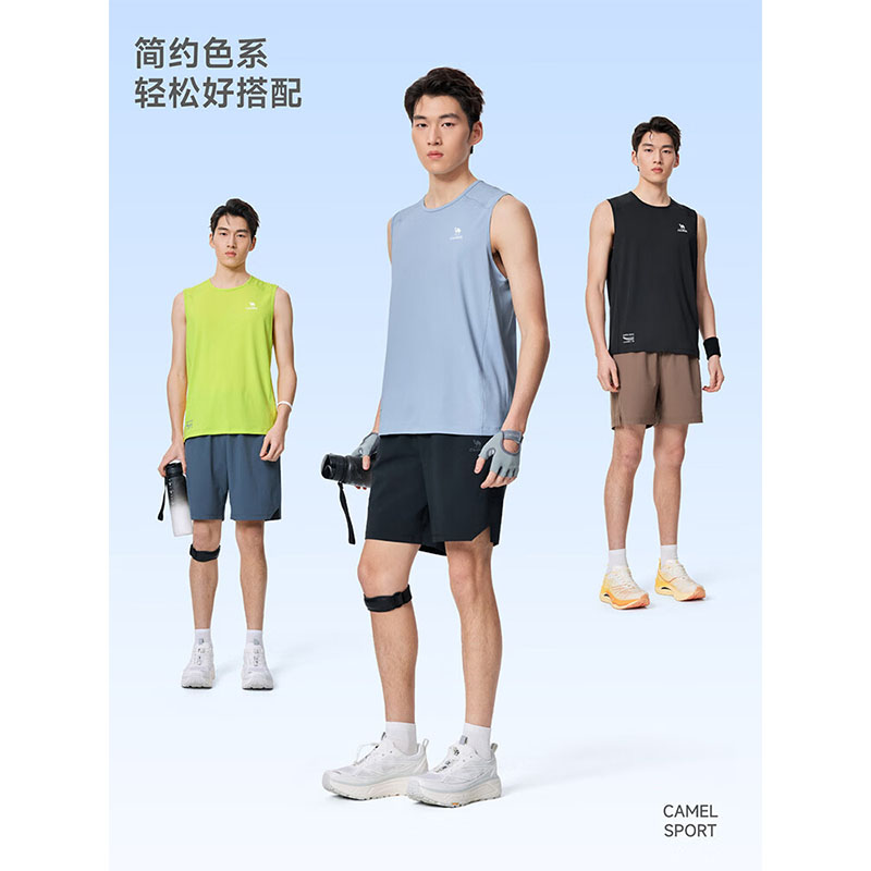骆驼（CAMEL）C16BAY6005速干背心男高清大图
