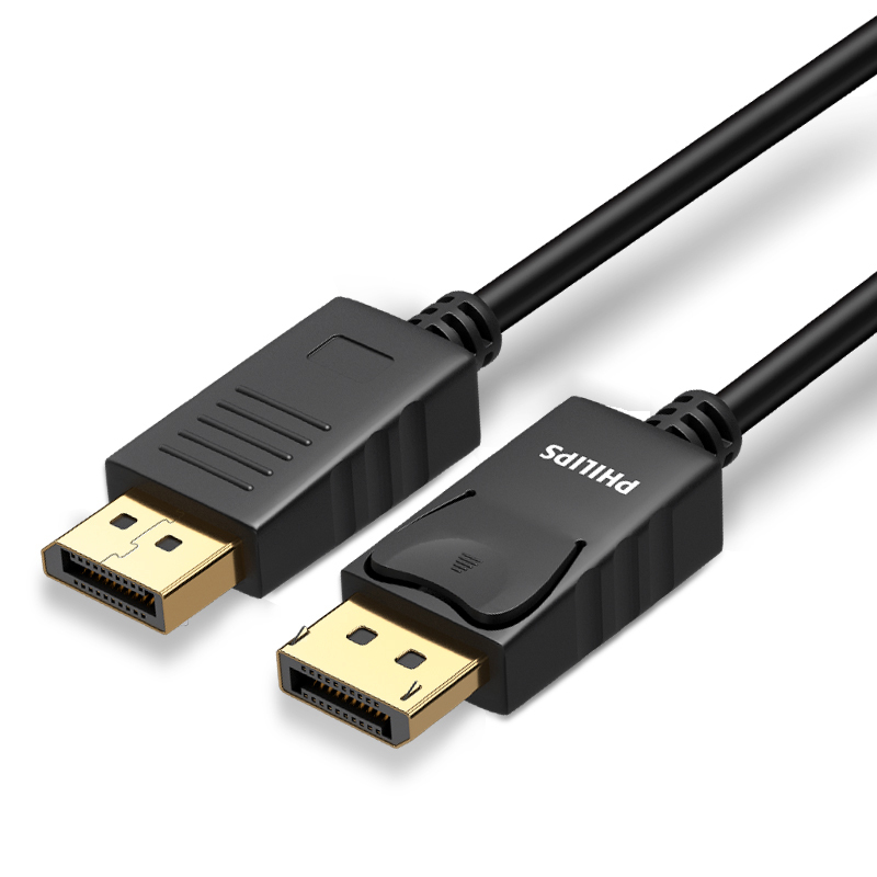 飞利浦dp线4K显示器1.2版1.4高清displayport适用dell电脑144hz