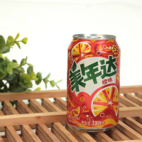 美年达橙味汽水330ML听装（天津）