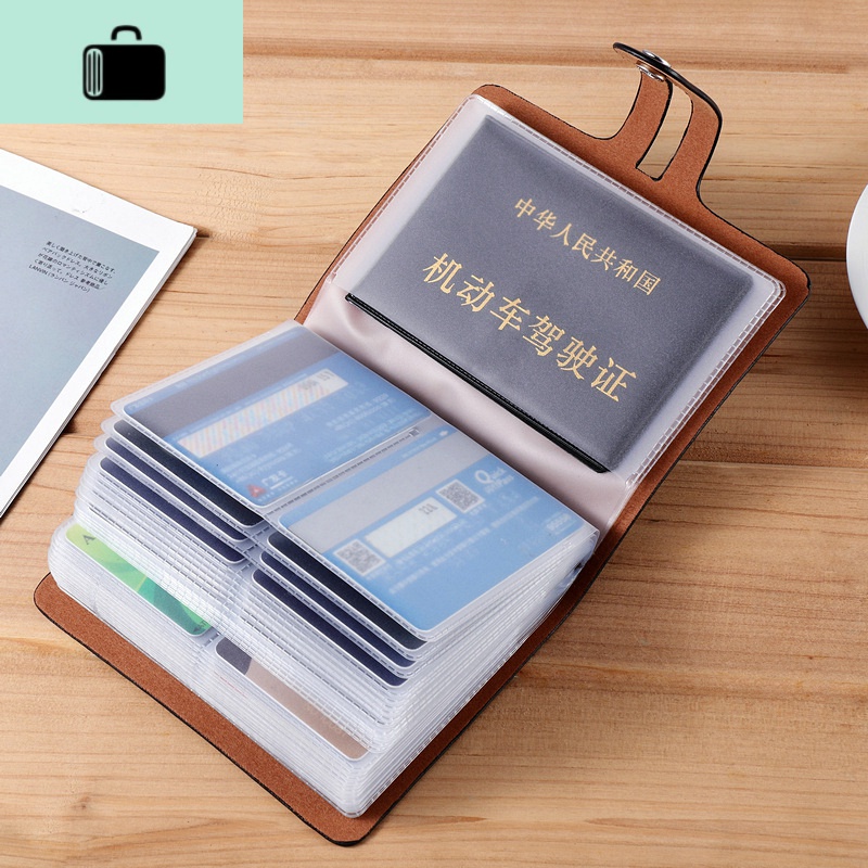 防盗刷防消磁 多功能卡包驾照一体 男女式卡套大容量多卡位包NEW LAKE女士钱包/卡包高清大图