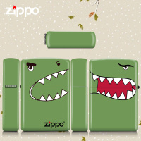 zippo打火机正版恐龙利齿之宝美国原装男士创意送礼煤油zp芝宝