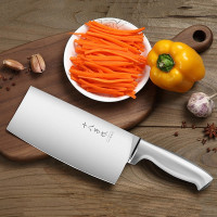 十八子作NP02飞球二代斩切刀2号 银色 菜刀单刀 品牌成名之作刀具 不锈钢切菜刀切片肉斩骨刀阳江十八子