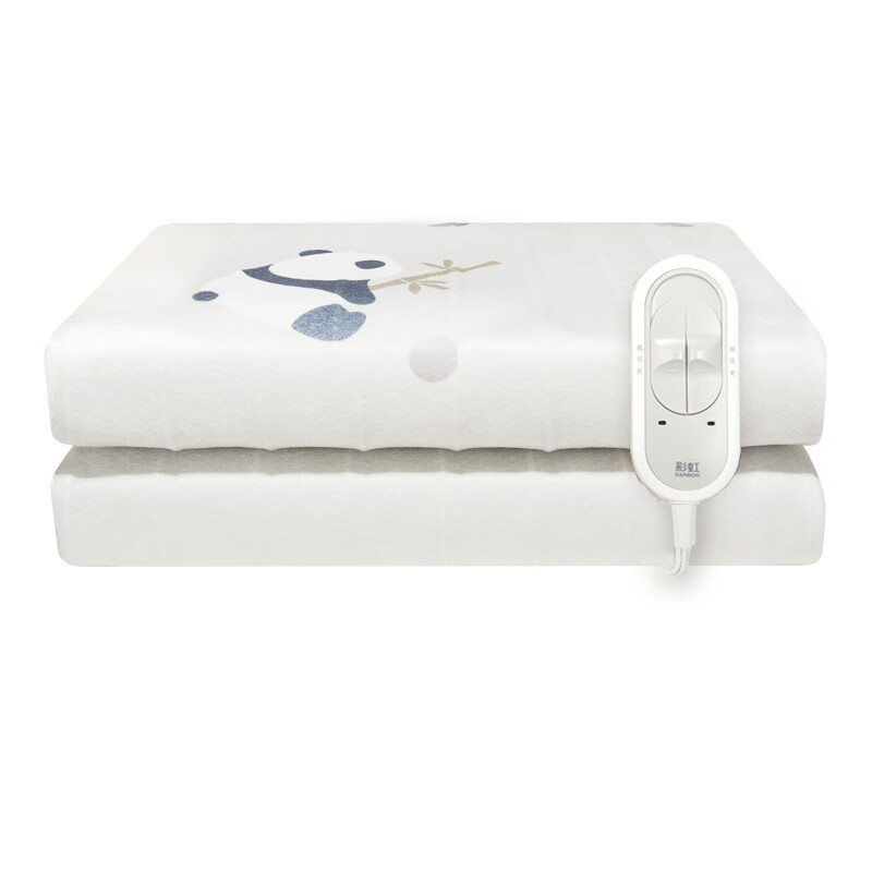 彩虹 HL1815 全线路安全保护双控双温电热毯 双控双温 双人印花 1.5mx1.8m(计价单位:件)