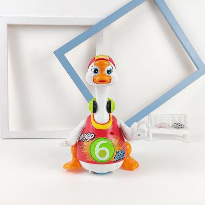 汇乐摇摆鹅儿童电动小鸭子玩具会动唱歌跳舞益智宝宝婴儿1岁男孩 汇乐
