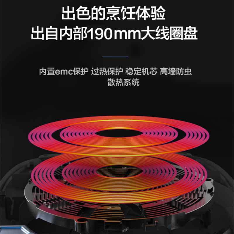 苏泊尔(SUPOR)电磁炉 灵敏探温 智能恒温烹饪 旋钮控制 恒温烹饪 智能小巧 小型电磁炉C21-IC51E9