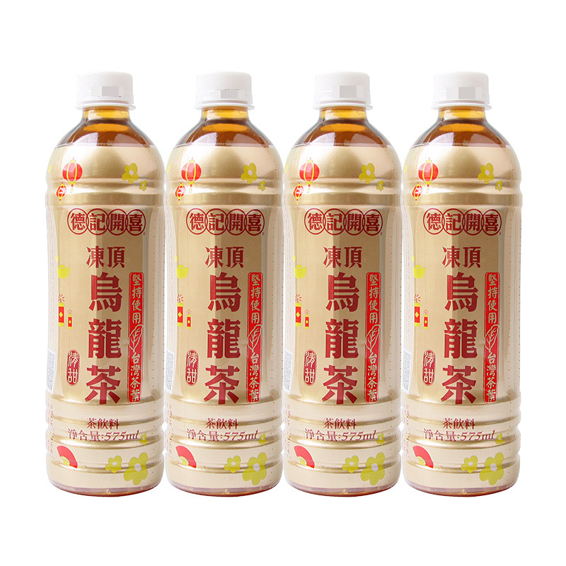 中国台湾 德记开喜 冻顶乌龙茶 575ml*4瓶 清甜型