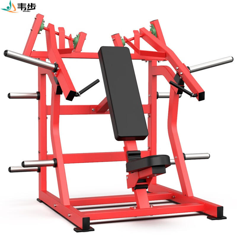 韦步商用悍马系列EM907分动式超上斜推胸挂片式自由力量器械高清大图