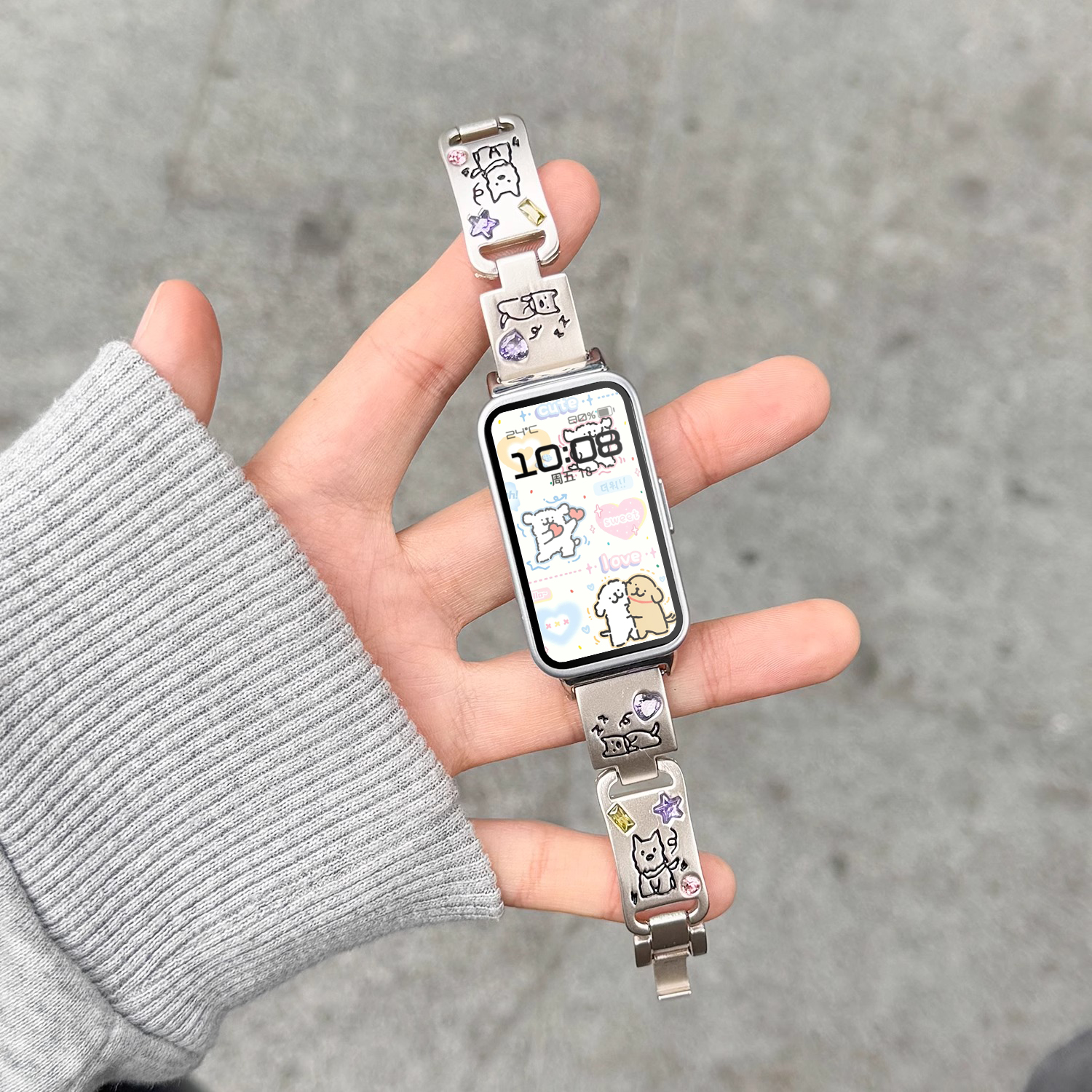 适用小天才电话手表表带Z10/Z9可爱挂脖Z11新款Z8Z7S保护套3139B 