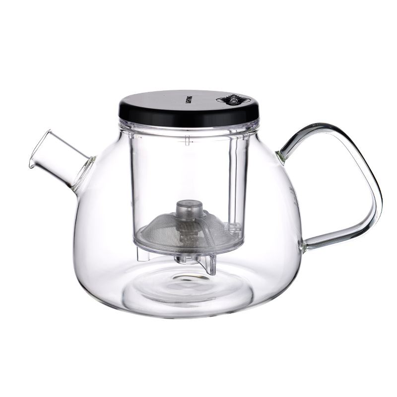 金灶(KAMJOVE) E-24 明尊 玻璃 900ml 茶壶 (计价单位:套) 透明高清大图