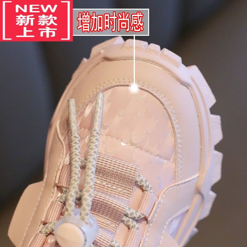 可莉允女童雪地靴2022年冬季新款男童雪地棉加绒加厚中大童棉鞋儿童棉靴图片