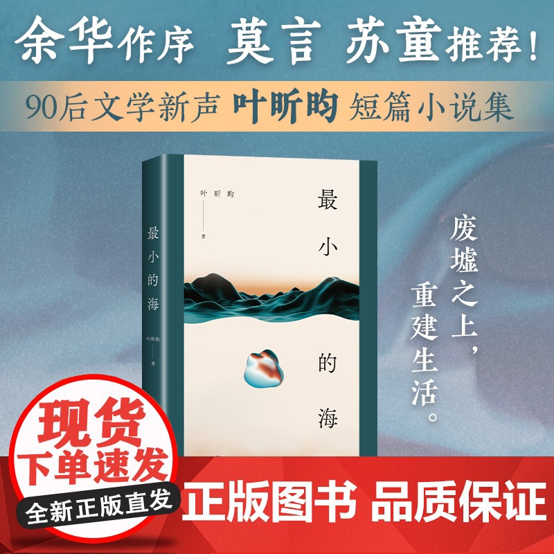 最小的海 余华作序 莫言苏童 我在岛屿读书 90后作家叶昕昀小说集 有yan火气有洞察力的文学新声音 八个关于爱欲与宽恕高清大图