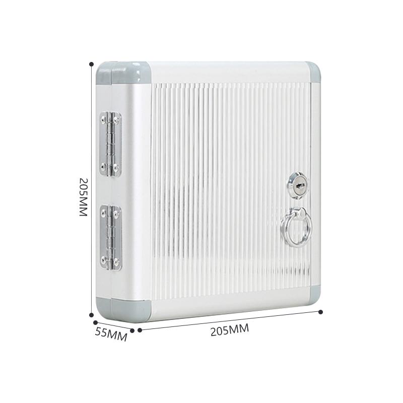 臻远ZY3112020 铝合金钥匙箱壁挂钥匙柜钥匙管理箱 12位高清大图