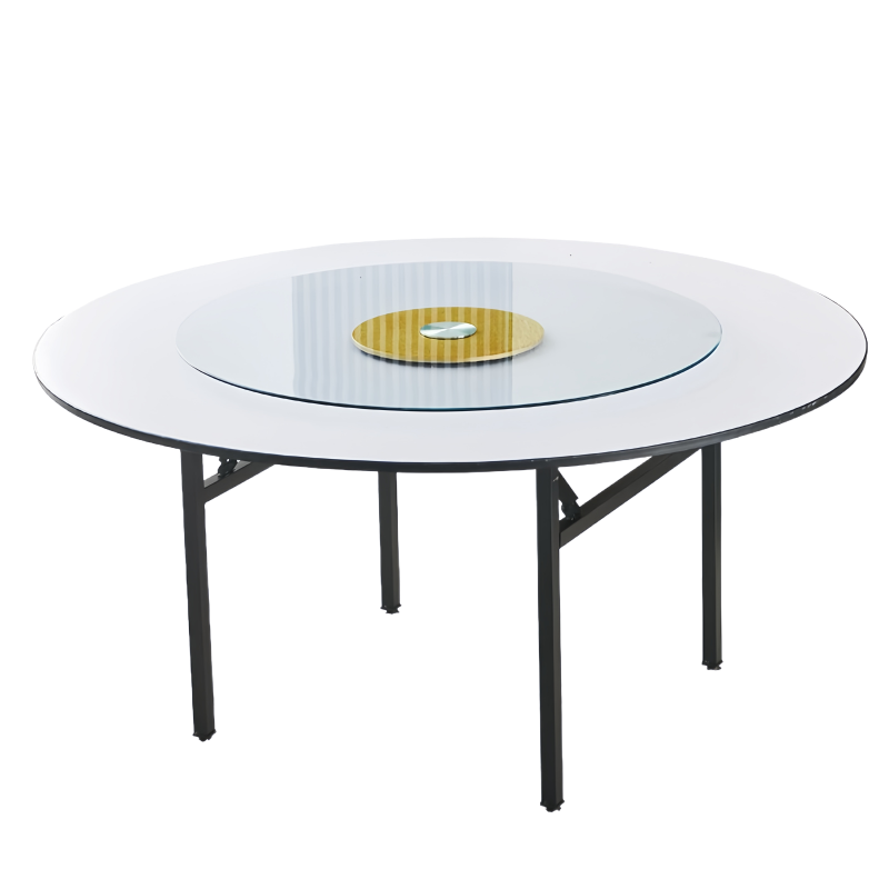 圆桌餐桌带转盘高清大图