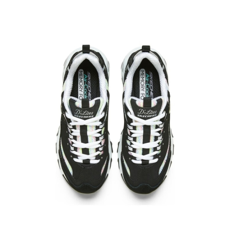 skechers斯凯奇dlites系列时尚绑带运动鞋149788bkw36