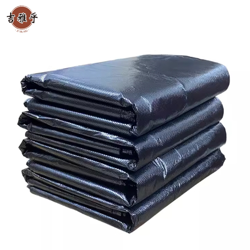 吉雅乎 特厚环卫大塑料袋 平口垃圾袋 塑料袋 黑色特厚120*140cm5丝 /个高清大图
