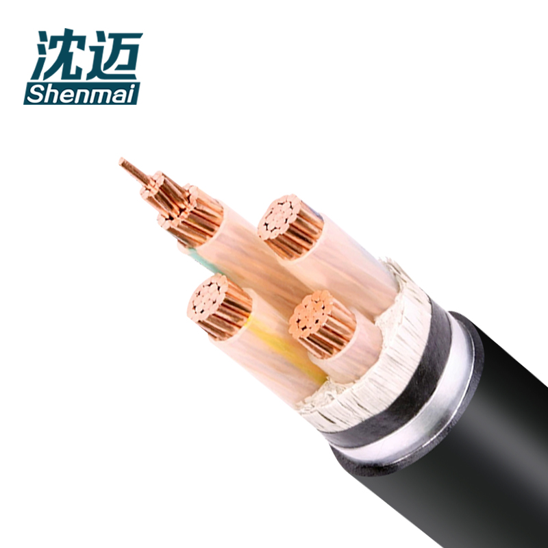 沈迈 铜芯铠装电缆 WDZB-YJY23-0.6/1KV-4*25平方毫米 米高清大图