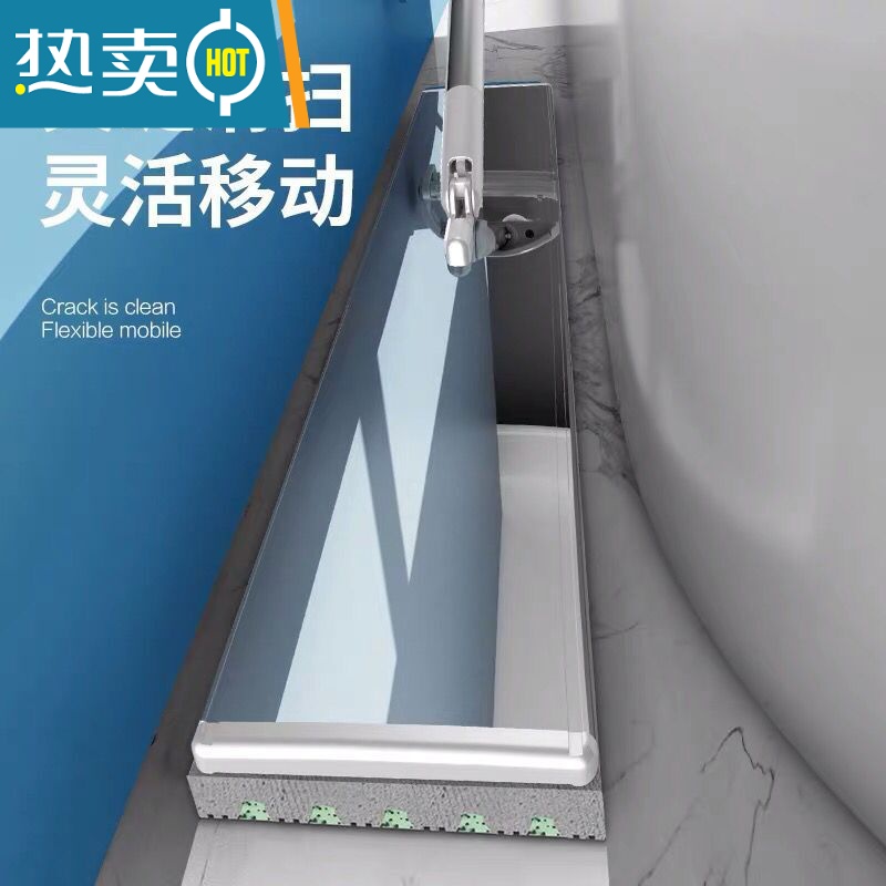 敬平免手洗海绵平板拖把大号地拖布器懒人家用吸水胶棉干湿两用高清大图