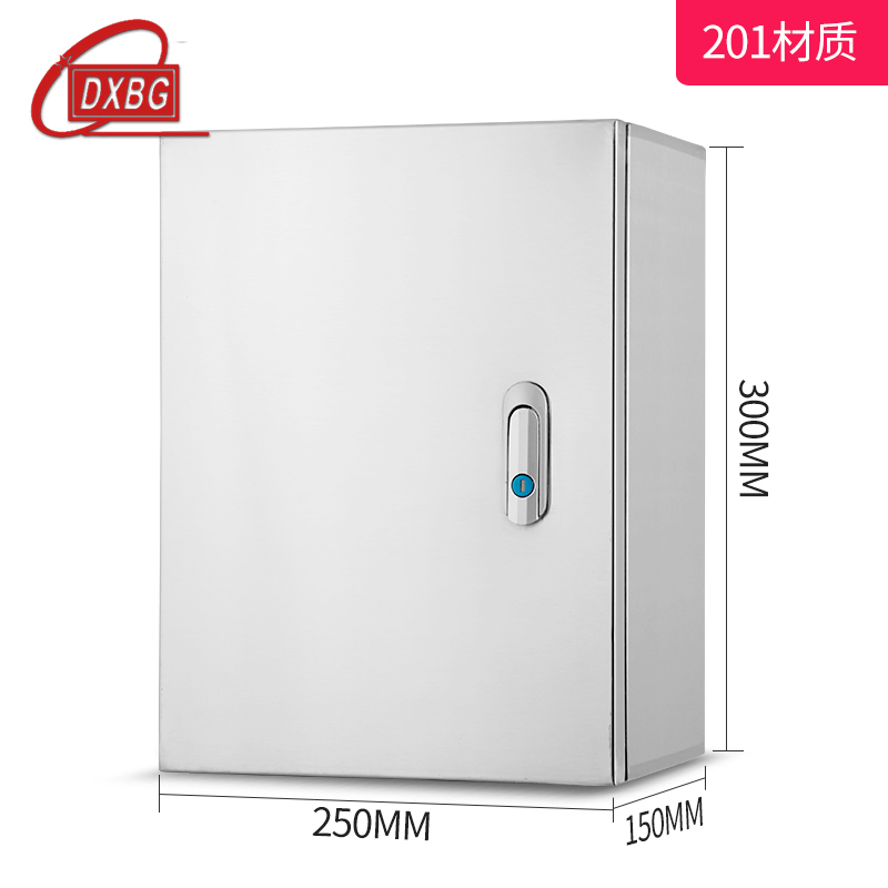 DXBG304室内布线按钮箱明装防水基业箱定做控制监控工厂不锈钢配电箱遮挡箱 250*150*300