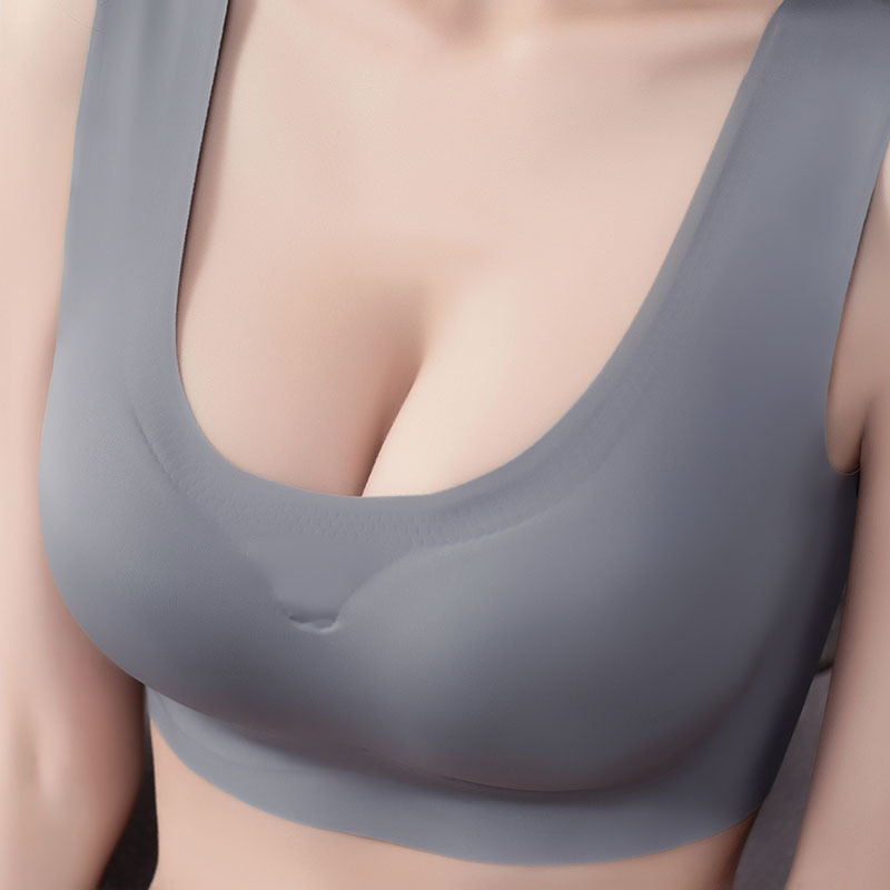 一片式无痕无钢圈聚拢调型女日系性感睡眠文胸瑜珈运动文胸内衣