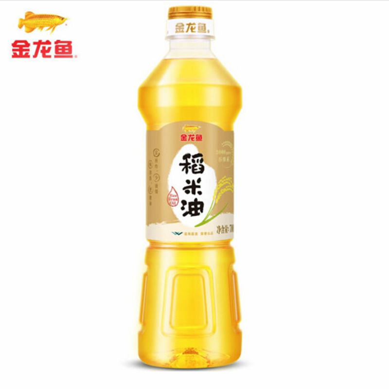 金龙鱼稻米油 700ml*2瓶 米糠油 植物食用油家庭油