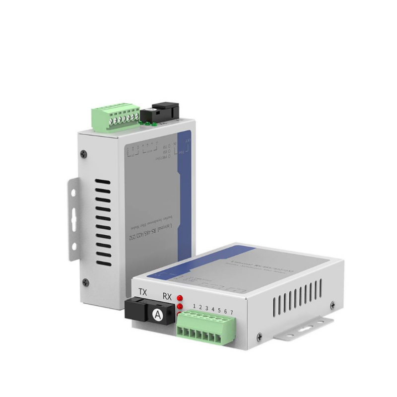 册视监控器材配件RS485/232 /422三合一转光纤收发器485转光纤延长器光端机CK-202204对高清大图