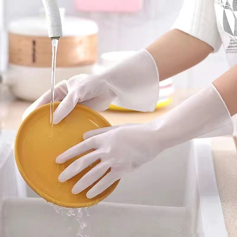 用不烂洗碗手套耐用防水橡胶乳胶厨房刷碗洗衣服干活家务清洁小码