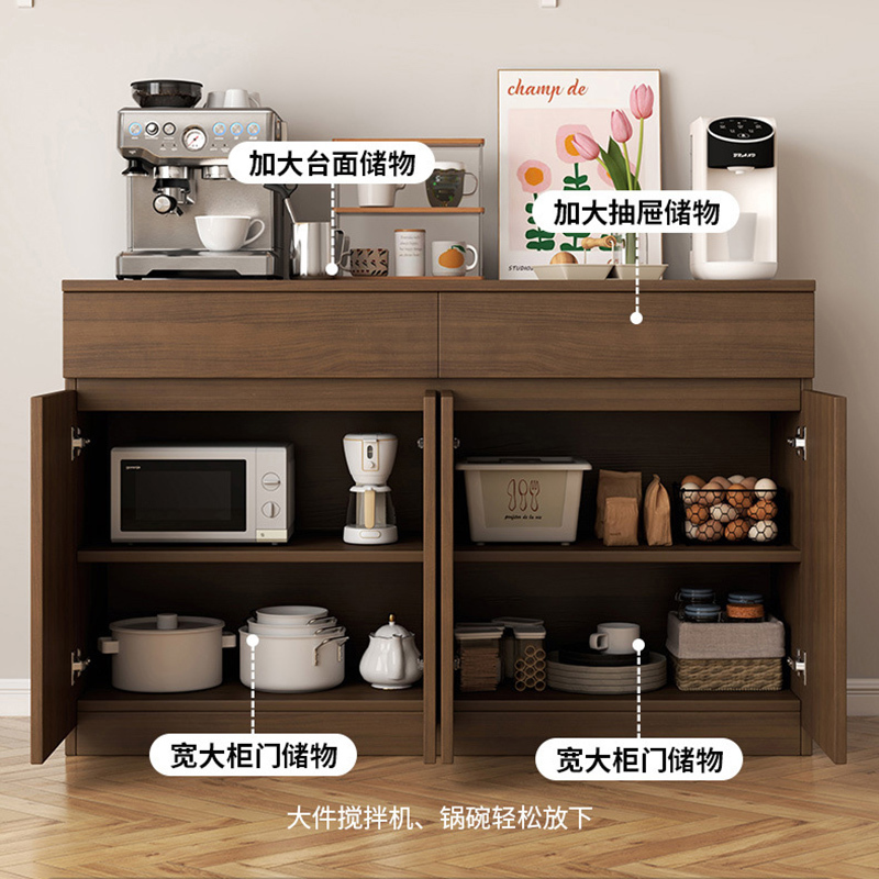 质凡 现代简约家用茶水柜玄关柜餐边柜/ZF-XGG013/800*360*812mm高清大图