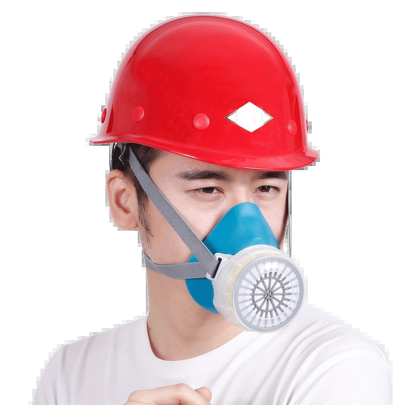 梅安单罐防毒面具全面罩防烟放毒氧气面罩全脸防毒口罩喷漆专用防工业粉尘高清大图