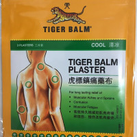 香港直邮 虎标 红花 TIGER BALM 镇痛布贴 绿色清凉 3片/盒