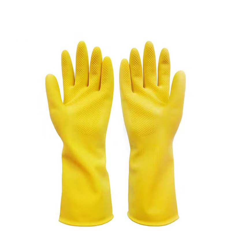 中盈惠彩 家务防水橡胶手套GJST8 28*13.5CM M号 双高清大图