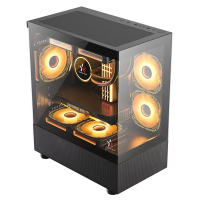 亚当贝尔 家用办公台式电脑主机13代i7-13650HX/16G内存/512G固态/RTX3050 8G独显 商务娱乐影音吃鸡游戏学生组装电脑整机+24英寸显示器