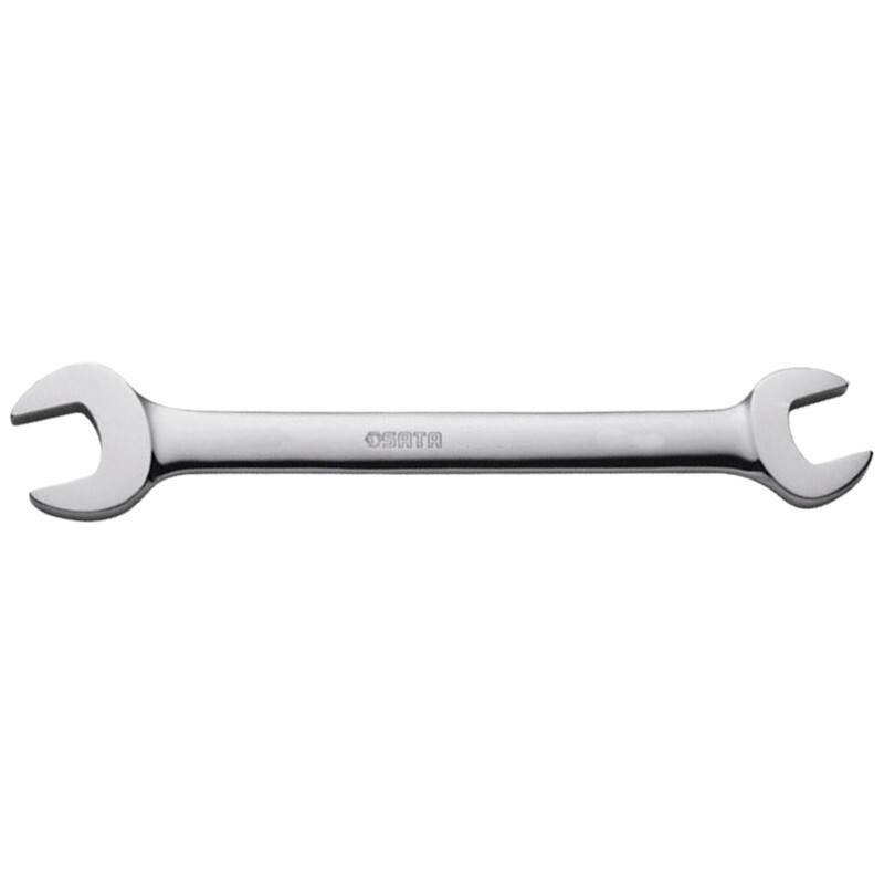 世达(SATA)全抛光双开口扳手 17*19mm 41207 1把