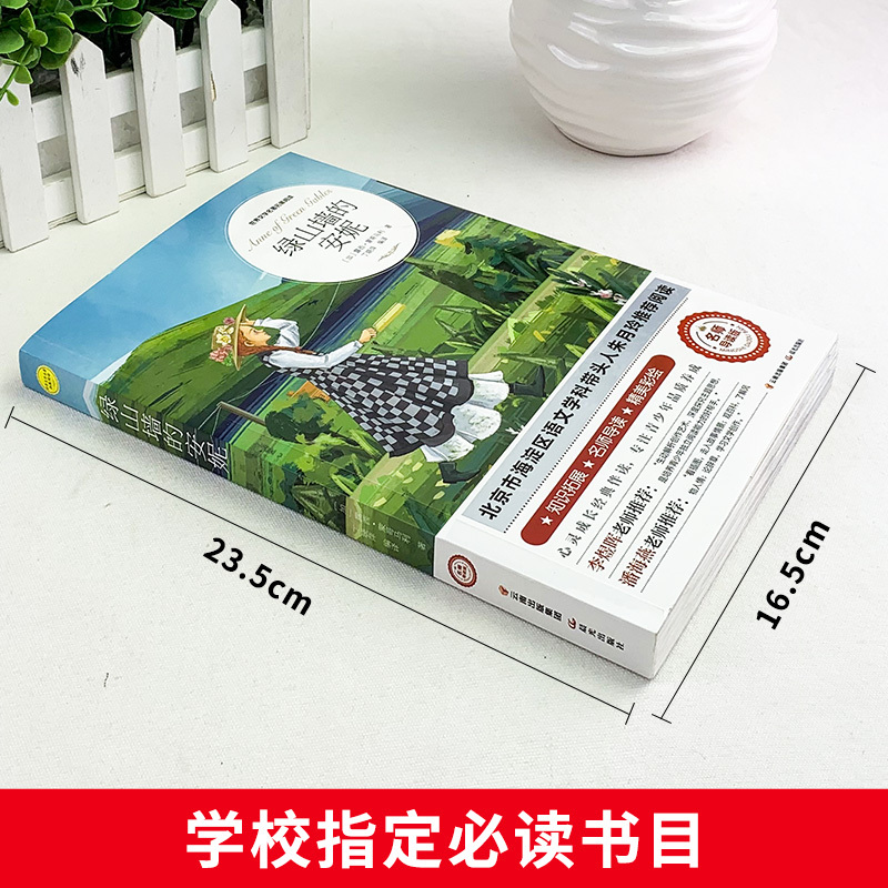 绿山墙的安妮正版全集蒙哥马利原著小学生三四五六年级阅读课外书必读上下册青少年儿童文学经典书籍世界名著小说