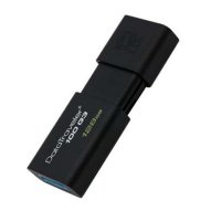 金士顿(Kingston)DT100G3 128GB USB 3.0 U盘 黑色 128G 高速大容量U盘