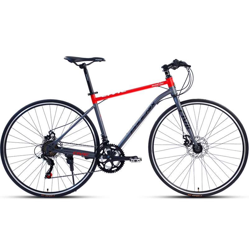 凤凰phoenix牌破风自行车公路车禧玛诺变速成人男士超快女式赛车单车