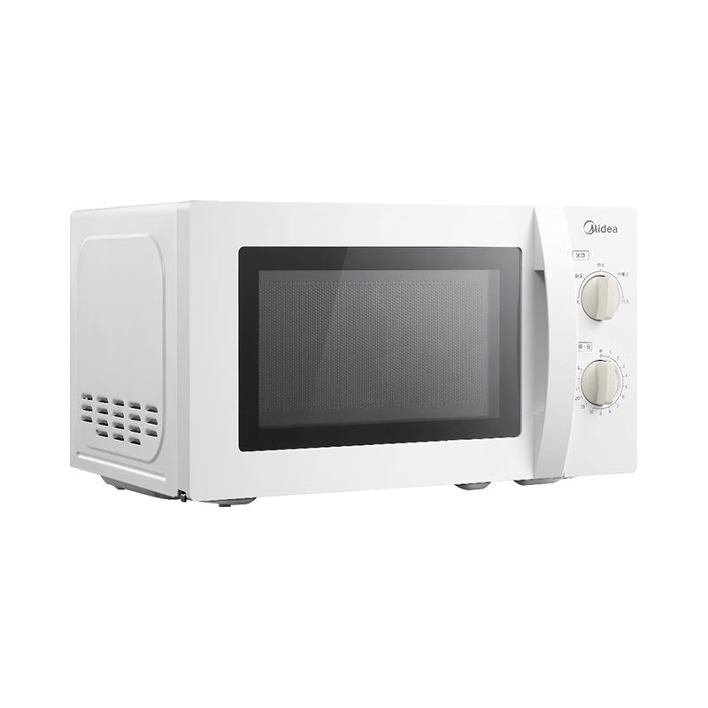 美的(Midea) MM721NG1-PS 微波炉 20L升小型家用 360°转盘加热旋钮操控700W火力速热易洁内胆高清大图