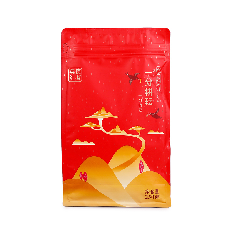 一分耕耘 简易装家庭版自饮红茶 待客茶 八边袋红茶家用 英德红茶 英红九号 茶叶 红茶250g