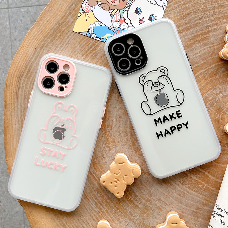 ASPOR可爱卡通透明手机壳系列iPhone11系列11/Pro/max镜头全包安全防摔环保材质简约创意