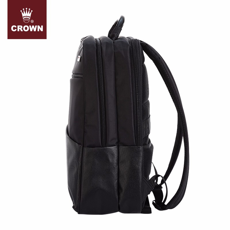 皇冠CROWN 双肩背包E-P1815S 黑色高清大图