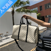FENGHOU2021新男女通用健身潮包大容量格子旅行包单肩斜跨手提包行李包袋旅行包男女