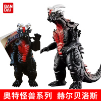 BANDAI万代奥特曼泰迦泰塔斯风马奥特曼软胶可动人偶变身器日语版 赫尔贝洛斯