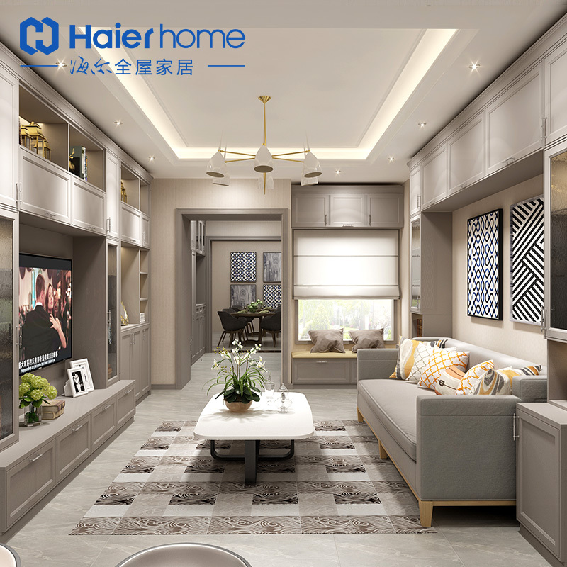 海尔Haier home全屋定制 定做客厅卧室家居 家具定制 欧式古典H6艾斯特全屋定制 预付金