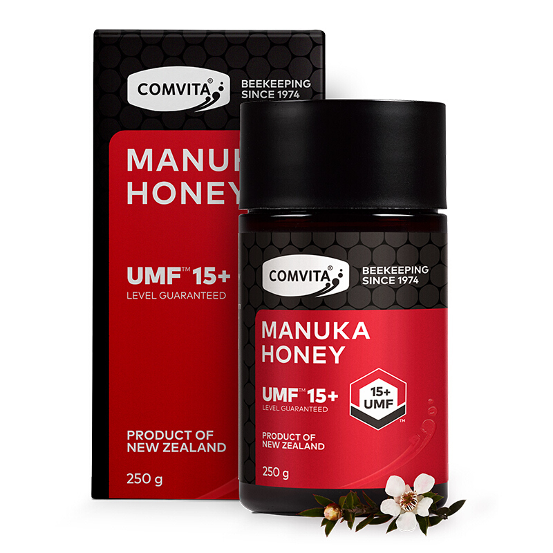 康维他原装进口麦卢卡花蜂蜜(UMF15+)250g*1瓶