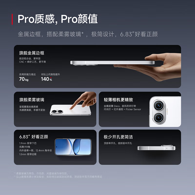 [全新]小米REDMI Turbo 4 Pro 黑 16GB+512GB 第四代骁龙8s性能芯 7550mAh大电池 90W快充 IP68防水 5G手机
