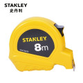 丹利（STANLEY）公制易定卷尺测量尺耐磨伸缩尺盒尺木工尺子 STHT30255-8-23（8m×25mm）