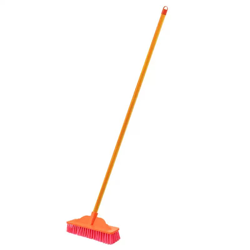 兰诗(LAUTEE)地刷硬毛刷塑料木柄清洁多用刷ZLWYQ0732长款 一把