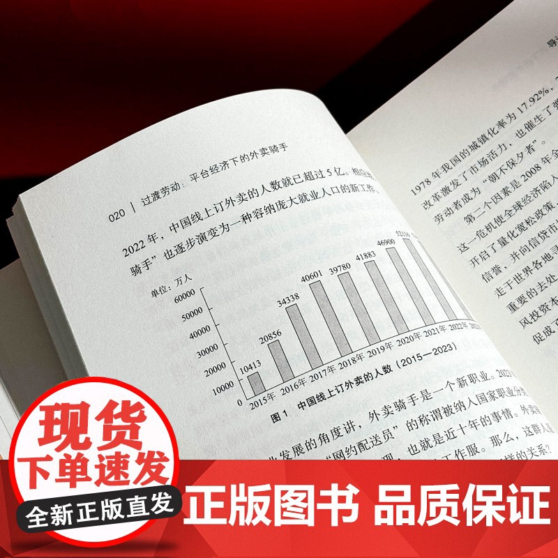 2024豆瓣年度书单]过渡劳动 平台经济下的外卖骑手 孙萍著 外卖骑手的劳动形态及其社会意义 算法技术的影响 华东师范大高清大图