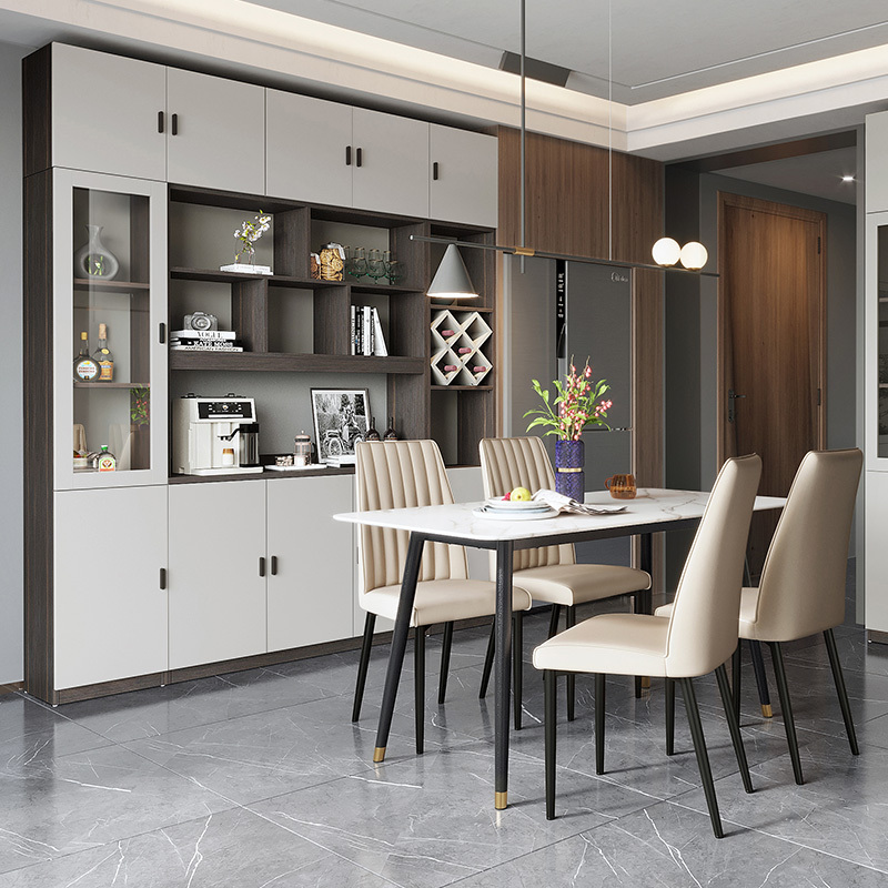 林氏家居现代简约餐边柜厨房储物柜子碗柜酒柜客厅靠墙茶水柜jq2t