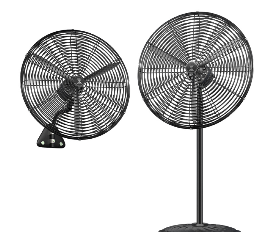 钻石牌工业电风扇大功率650壁挂‖铜电机〈黑铝扇叶〉高清大图